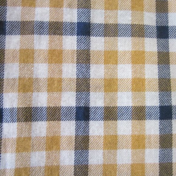 J. Crew Top 6 Boyfriend Shirt Topaz Plaid Button Down Mustard G9912 - Picture 6 of 10